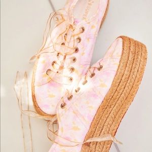 Superga x LoveShackFancy Espadrille Platform Sneaker